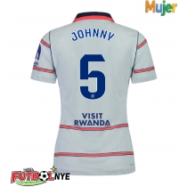 Camiseta Atletico Madrid Johnny Cardoso #5 Tercera Equipación para mujer 2026-27 manga corta